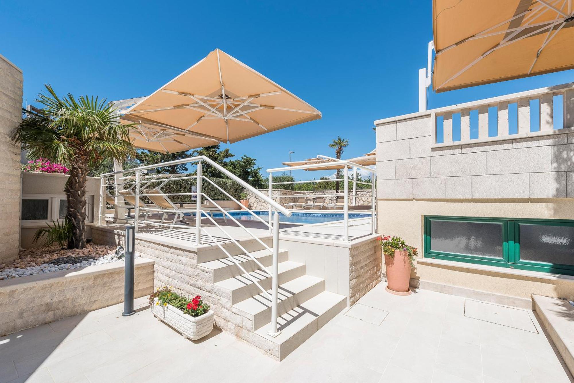 Kings View Sarkic Apartman Novalja Kültér fotó